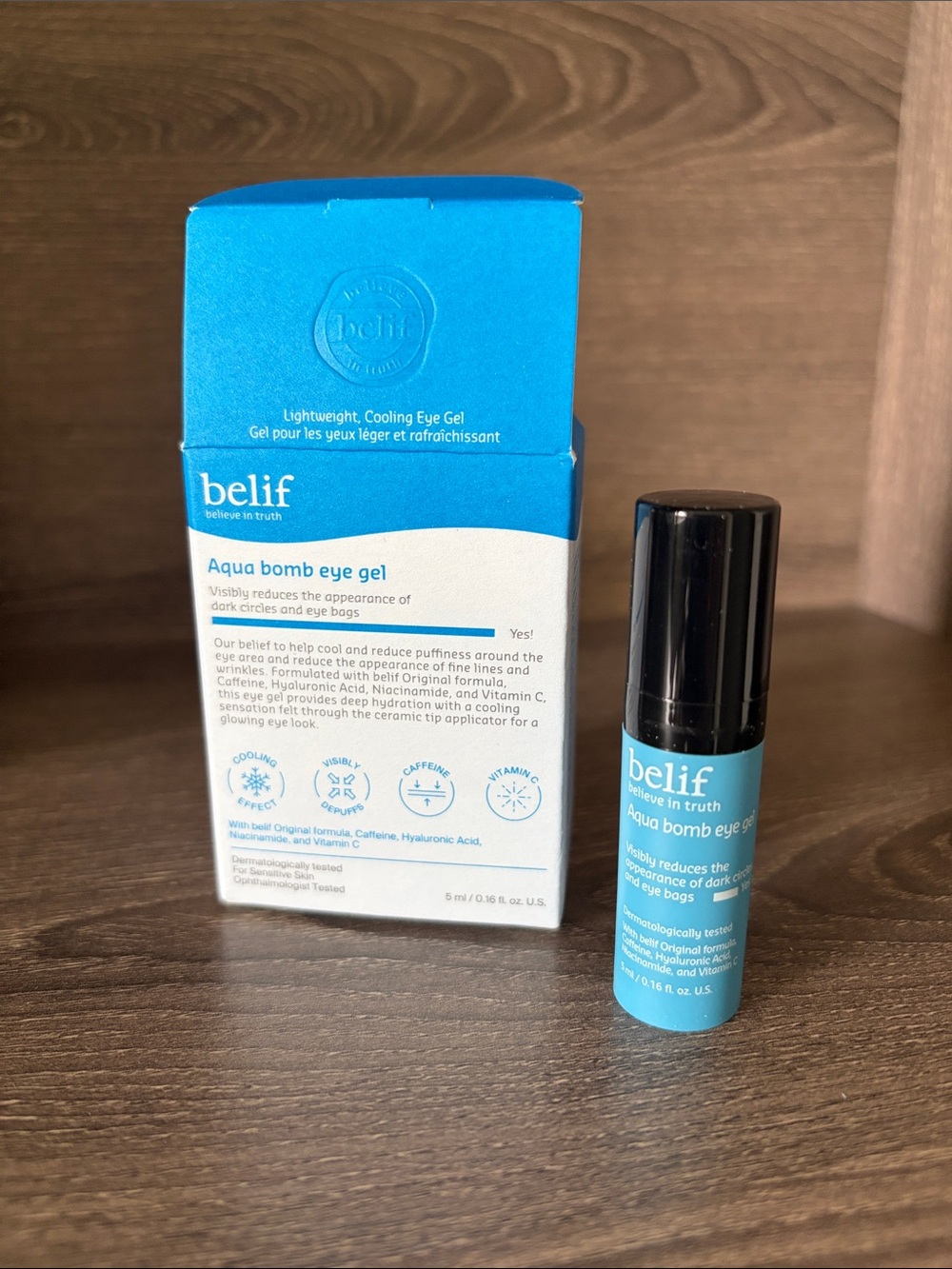 ❤️$5 NWT Belif Aqua Bomb Eye Gel 5ml